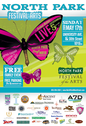 North Park Festival of the Arts Poster